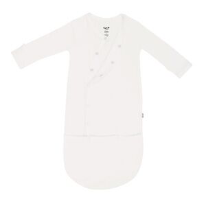 Kyte bamboo bundler newborn in cloud white